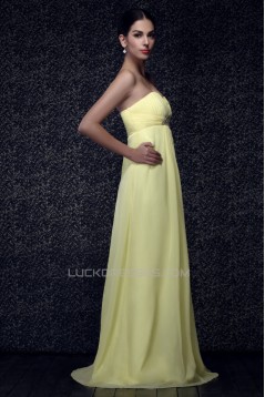 Empire Sweetheart Long Chiffon Prom Evening Party Maternity Dresses 02020995