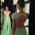 Mint Green Chiffon Beaded Sequins Keyhole Back Long Prom Evening Formal Dresses 3020073