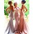 Trumpet/Mermaid Spaghetti Straps Lace Long Prom Evening Formal Bridesmaid Dresses 3020080