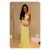 One Sleeve Long Yellow Lace Appliques See Through Prom Evening Formal Dresses 3020100