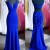 Mermaid Long Blue Prom Formal Evening Party Dresses 3021007