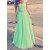 Cap-Sleeves Long Green Chiffon Prom Evening Formal Dresses 3020108
