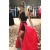 Black Red Two Pieces Lace Prom Formal Evening Party Dresses 3021217