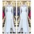 Long White Beaded Lace Chiffon Prom Formal Evening Party Dresses 3021230
