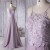 A-Line Spaghetti Straps Long Lace Prom Formal Evening Party Dresses 3021342