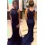 Navy Blue Mermaid Lace Appliques Top Long Prom Evening Formal Dresses 3020136