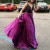 Long Purple V-Neck Prom Formal Evening Party Dresses 3021426