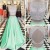 Beaded Two Pieces Mint Green Prom Formal Evening Party Dresses 3021464