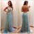Long Blue Lace Backless Prom Formal Evening Party Dresses 3021509