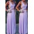 Two Pieces V-Neck Chiffon Long Prom Evening Formal Dresses 3021565