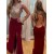 Beaded Backless Long Red Prom Evening Formal Dresses 3020170