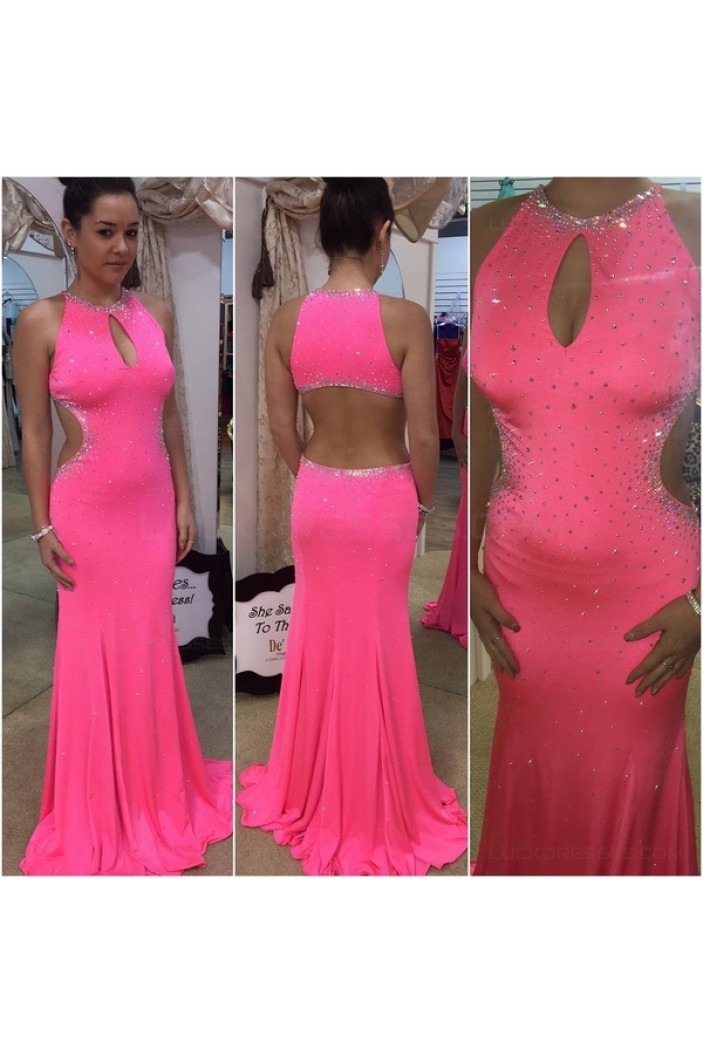 Beaded Sexy Long Mermaid Prom Dresses Evening Gowns 3020214