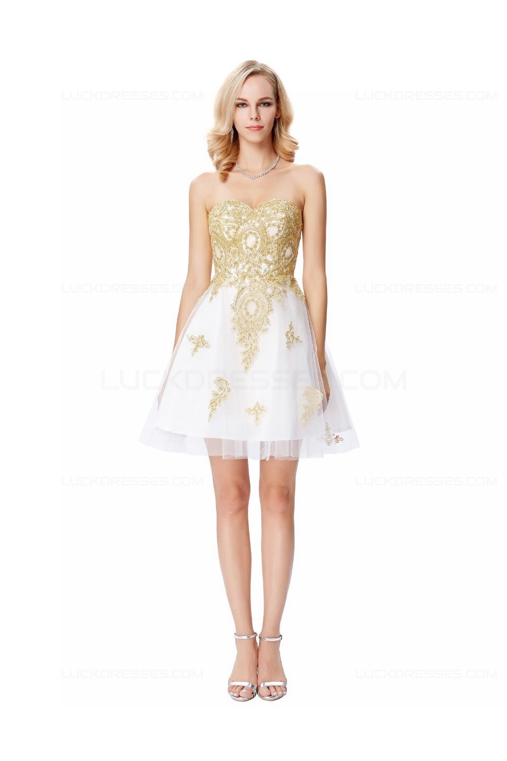 White And Gold Formal Dresses Store, 50 ...