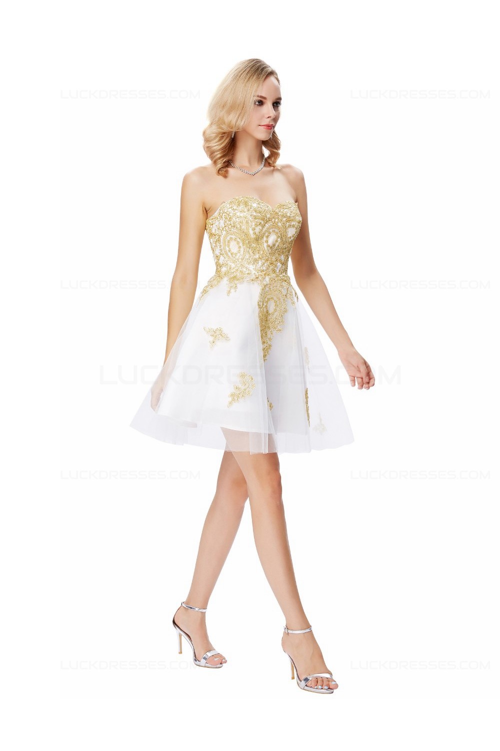 White And Gold Formal Dresses Shop, 60 ...