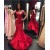 Sexy Mermaid Long Red Prom Dresses Party Evening Gowns 3020351