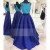 Two Pieces Blue Prom Dresses Party Evening Gowns 3020387