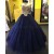 Ball Gown Sweetheart Blue Gold Lace Tulle Prom Dresses Party Evening Gowns 3020400