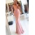 Mermaid Off-the-Shoulder Lace Long Pink Prom Dresses Party Evening Gowns 3020486