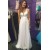 Long White Chiffon Prom Dresses Party Evening Gowns 3020517