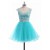 Short Blue Lace Tulle Homecoming Cocktail Prom Dresses Party Evening Gowns 3020529