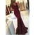 Mermaid V-Neck Lace Long Prom Evening Party Dresses 3020633