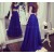 Long Blue Two Pieces Lace Chiffon Prom Evening Party Dresses 3020635