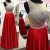 Long Red Beaded Prom Evening Party Dresses 3020675