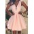 A-Line V-Neck Short Prom Homecoming Graduation Dresses 3020698