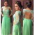 Long Sleeves Lace Appliques and Chiffon Prom Evening Party Dresses 3020724