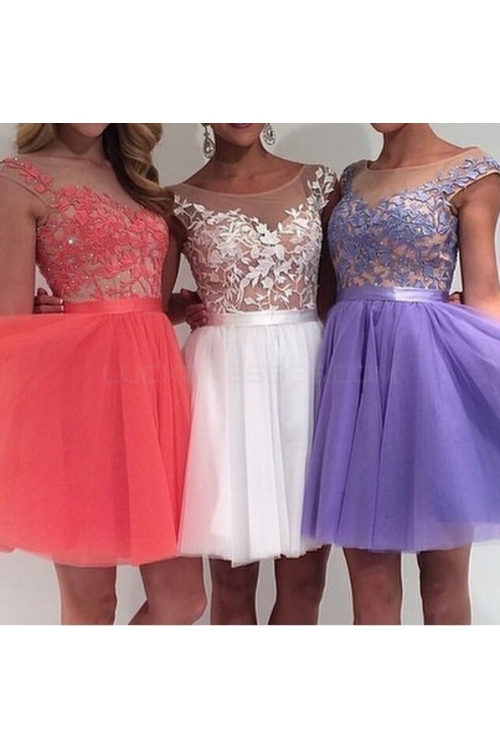 Short Lace Prom Evening Formal Dresses 3020729