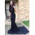 Sexy Mermaid Long Navy Blue Prom Formal Evening Party Dresses 3020836