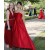 Long Red Strapless Prom Formal Evening Party Dresses 3020838