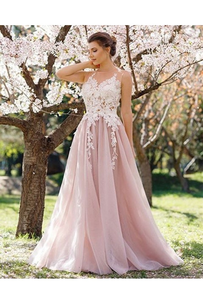 Elegant Lace Long Prom Formal Evening Party Dresses 3020854