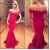 Mermaid Off-the-Shoulder Long Red Prom Formal Evening Party Dresses 3020879