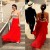Beaded Long Red Chiffon Prom Formal Evening Party Dresses 3020919