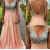 A-Line Beaded V-Neck Chiffon Prom Formal Evening Party Dresses 3020966