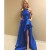 Satin Royal Blue Prom Formal Evening Party Dresses 3020980