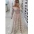 A-Line Long Sleeves Lace Long Prom Dresses Formal Evening Dresses 601057