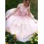 Long Pink V-Neck Lace Beaded Prom Dresses Formal Evening Dresses 601058