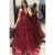 Sparkle Sequined Ball Gown V-Neck Long Prom Dresses Formal Evening Dresses 601141