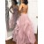 Long Tulle V-Neck Prom Dresses Formal Evening Dresses 601189