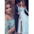Beaded Lace Chiffon Off-the-Shoulder Long Prom Dresses Formal Evening Dresses 601231