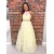 A-Line Beaded Long Long Prom Dresses Formal Evening Dresses 601264