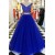 Beaded Tulle Two Pieces Long Prom Dresses Formal Evening Dresses 601291