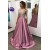 A-Line Beaded Long Prom Dresses Formal Evening Dresses 601302