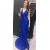 Mermaid V-Neck Lace Long Prom Dresses Formal Evening Dresses 601304