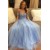 A-Line Beaded Long Prom Dresses Formal Evening Dresses 601329