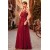 A-Line Lace V-Neck Long Prom Dress Formal Evening Dresses 601451