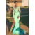 Mermaid Long Sleeves V-Neck Lace Long Prom Dress Formal Evening Dresses 601459