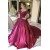 Ball Gown Long Sleeves Lace Long Prom Dress Formal Evening Dresses 601513